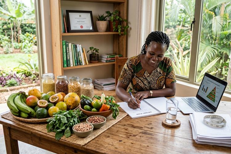 Nutrition and dietetics whole food planning workspace